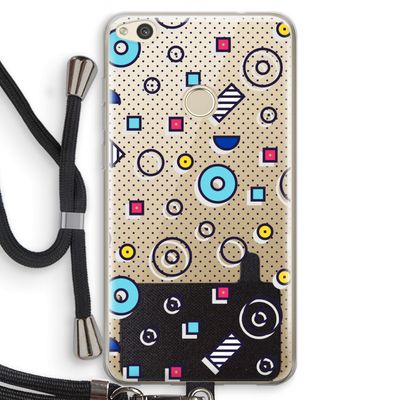 8-bit N°9: Huawei Ascend P8 Lite (2017) Transparant Hoesje met koord
