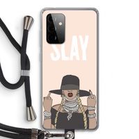 Slay All Day: Samsung Galaxy A72 5G Transparant Hoesje met koord Slay All Day: Samsung Galaxy A72 5G Transparant Hoesje met koord