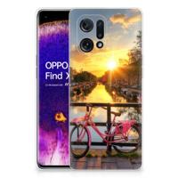 OPPO Find X5 | Silliconen Back Cover | Amsterdamse Grachten OPPO Find X5 | Silliconen Back Cover | Amsterdamse Grachten