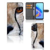 OPPO A76 | A96 | Telefoonhoesje | Met pasjeshouder | Cheetah