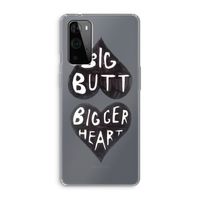 Big butt bigger heart: OnePlus 9 Pro Transparant Hoesje