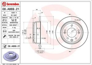 Remschijf 08A86921