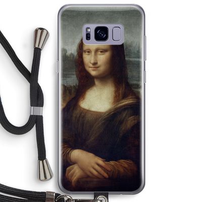 Mona Lisa: Samsung Galaxy S8 Plus Transparant Hoesje met koord