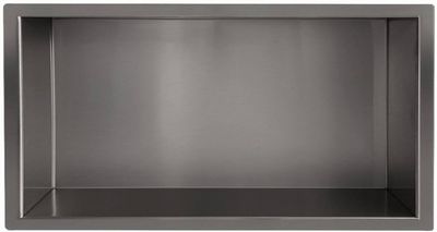 Saqu Shine inbouwnis 60x30x7cm Gunmetal