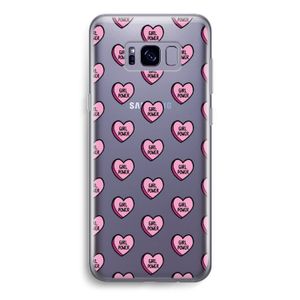 GIRL POWER: Samsung Galaxy S8 Transparant Hoesje