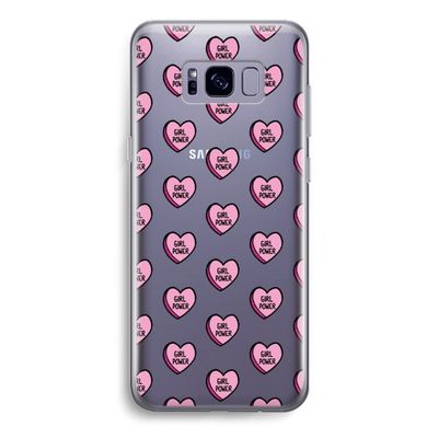 GIRL POWER: Samsung Galaxy S8 Transparant Hoesje