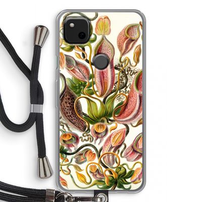 Haeckel Nepenthaceae: Pixel 4a Transparant Hoesje met koord