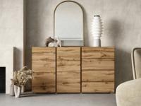 Dressoir ASYMI 2 deuren 4 lades wotan eik