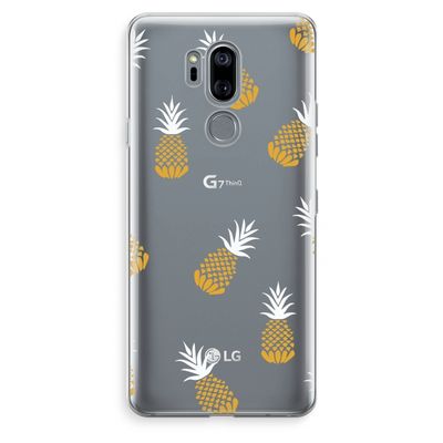 Ananasjes: LG G7 Thinq Transparant Hoesje