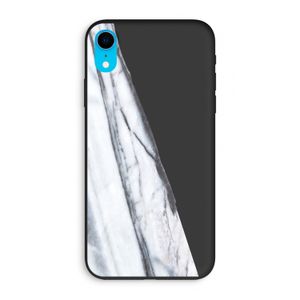 Gestreepte marmer: iPhone XR Biologisch afbreekbaar hoesje