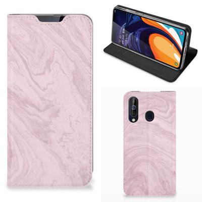 Samsung Galaxy A60 | Standcase | Marble Pink - Origineel Cadeau Vriendin