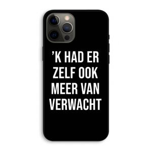 Meer verwacht - Zwart: iPhone 12 Pro Max Biologisch afbreekbaar hoesje