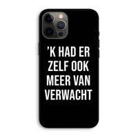 Meer verwacht - Zwart: iPhone 12 Pro Max Biologisch afbreekbaar hoesje