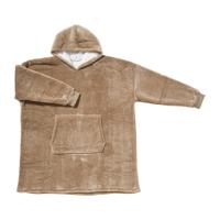 Oversized hoodie - beige - one size