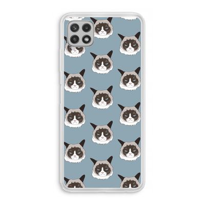 It's a Purrr Case: Samsung Galaxy A22 4G Transparant Hoesje