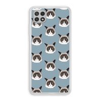 It's a Purrr Case: Samsung Galaxy A22 4G Transparant Hoesje