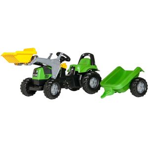 Rolly Toys traptractor RollyKid Deutz-Fahr junior groen