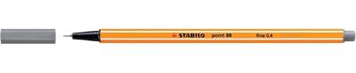 STABILO point 88 fineliner, donkergrijs