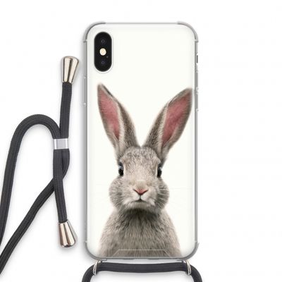 Daisy: iPhone XS Transparant Hoesje met koord