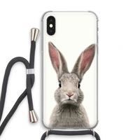 Daisy: iPhone XS Transparant Hoesje met koord
