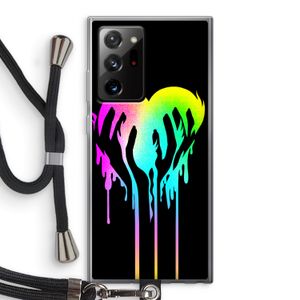 Hold My Heart: Samsung Galaxy Note 20 Ultra / Note 20 Ultra 5G Transparant Hoesje met koord