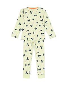 HEMA Kinderpyjama Rib Kers Lime (lime)