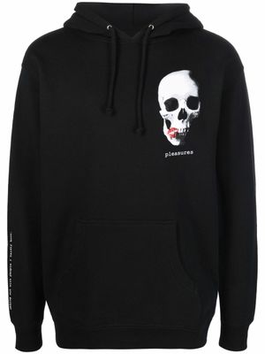 Pleasures hoodie imprimé à manches longues - Noir