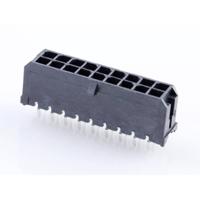 Molex 430451812 Male header, inbouw (standaard) Totaal aantal polen: 18 Rastermaat: 3 mm Inhoud: 1 stuk(s) Tray