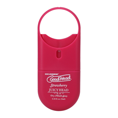 Doc Johnson Juicy Head - Dry Mouth Spray To-Go - Aardbei - 0.3 fl oz / 9 ml