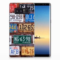 Samsung Galaxy Note 8 | Siliconen hoesje | met foto Kentekenplaten