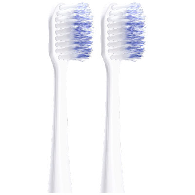 GUM GUM ActiVital Sonic Daily Wit opzetborstels - 2 stuks