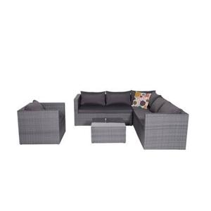 Montana loungeset - inclusief fauteuil - kleur earl grey