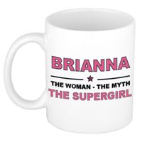 Brianna The woman, The myth the supergirl cadeau koffie mok / thee beker 300 ml