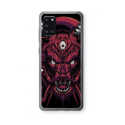 Hell Hound and Serpents: Samsung Galaxy A31 Transparant Hoesje