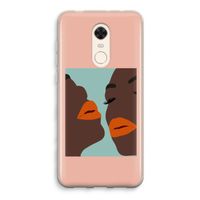 Orange lips: Xiaomi Redmi 5 Transparant Hoesje