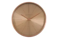 Wandklok copper 35x35x4cm rz/goud