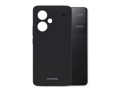 Mobilize Mobilize Rubber Gelly Case Xiaomi Redmi Note 13 Pro+ 5G Matt Black
