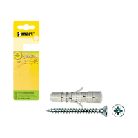 pgb-Europe SMART | plug +schroef vzk Ø 10x50 NZn | 4 st SM0PUSN0110100050H