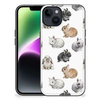 Dierenprint Telefoonhoesje voor iPhone 15 Konijntjes