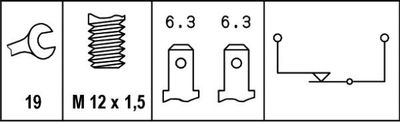 Remlichtschakelaar 6DF007361001