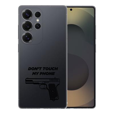 TPU Hoesje Samsung Galaxy S25 Ultra - Pistol DTMP Backcover TPU Hoesje Samsung Galaxy S25 Ultra - Pistol DTMP Backcover
