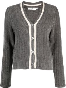 b+ab cardigan boutonné à col v - Gris