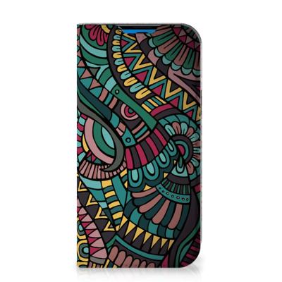 iPhone 14 Pro | Hoesje met Magneet | Aztec iPhone 14 Pro | Hoesje met Magneet | Aztec