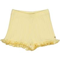 LEVV Little Meisjes short - Estrela - Vanille geel