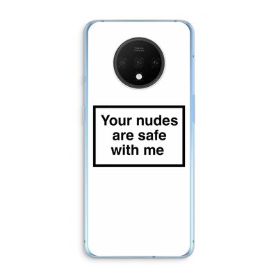 Safe with me: OnePlus 7T Transparant Hoesje
