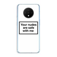Safe with me: OnePlus 7T Transparant Hoesje