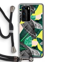 Fantasie jungle: Huawei P40 Pro Transparant Hoesje met koord