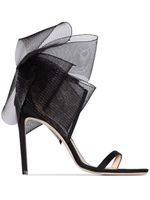 Jimmy Choo sandales Aveline à détail de nœud - Noir