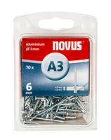 Novus Blindklinknagel A3 X 6mm | Alu SB | 70 stuks - 045-0028 045-0028 - thumbnail