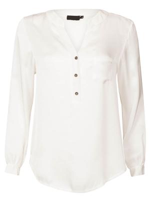 Blouse Zijde Off-white